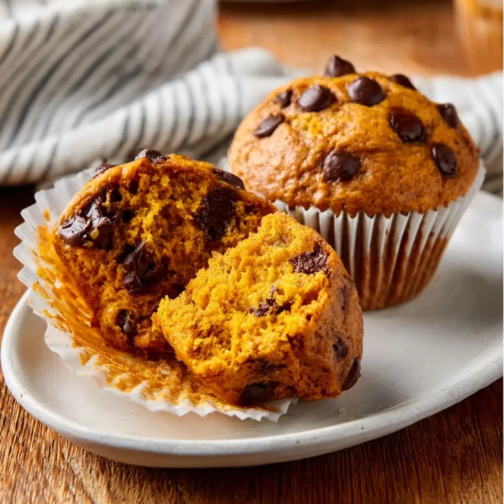 Pumpkin Chocolate Muffins Recipe - Recipe Image