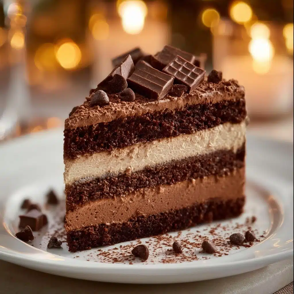 Decadent Chocolate Mousse Cake Recipe - Recipe Image