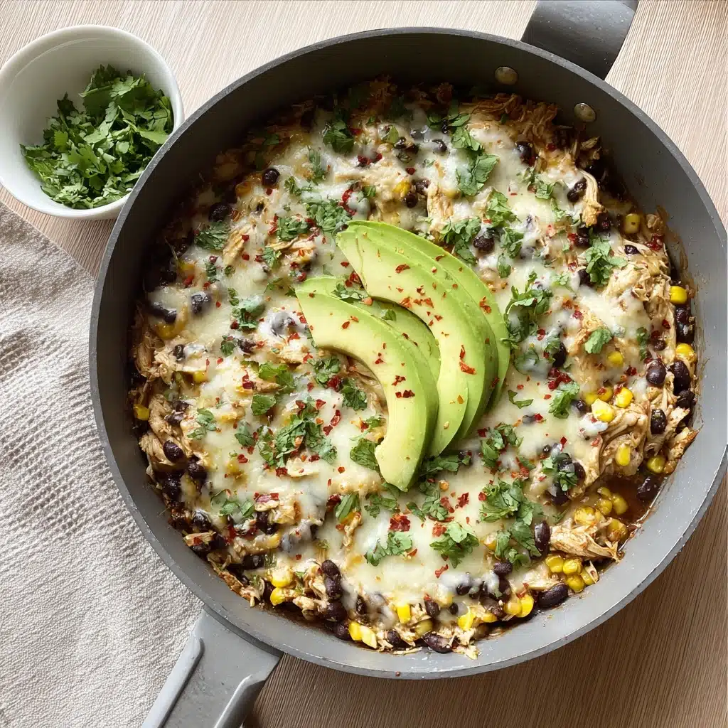 Salsa Verde Chicken & Rice Skillet Recipe - Recipe Image