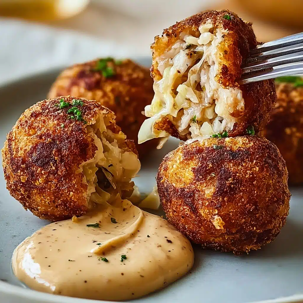 Reuben Balls with Spicy Thousand Island Dipping Sauce Recipe - Recipe Image