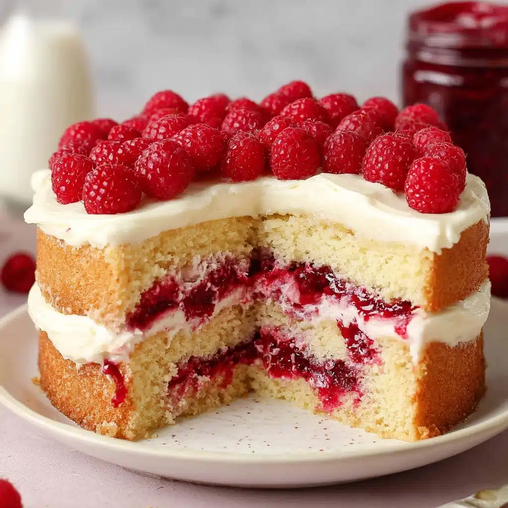 White Chocolate Raspberry Dream Cake Recipe Revealed Recipe - Recipe Image