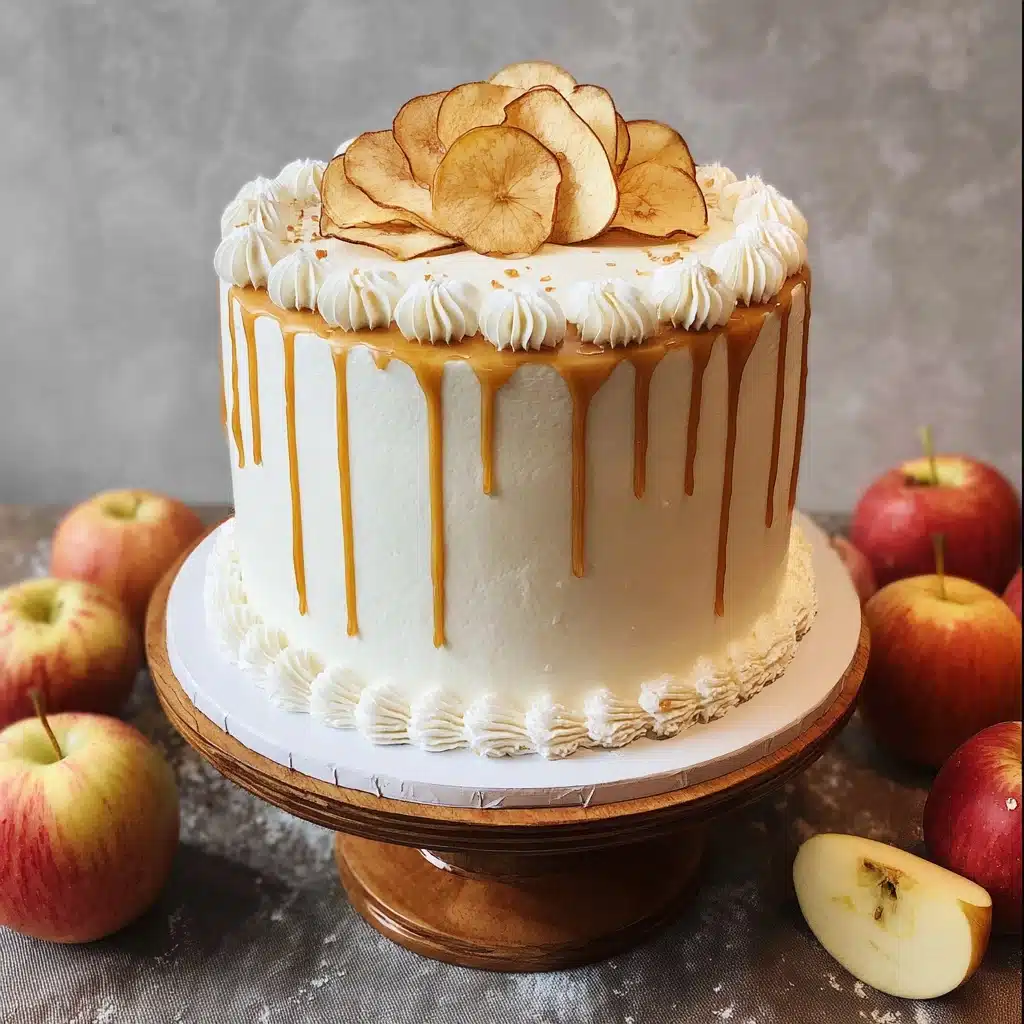 Apple Cider Cake with Salted Caramel Buttercream Recipe - Recipe Image