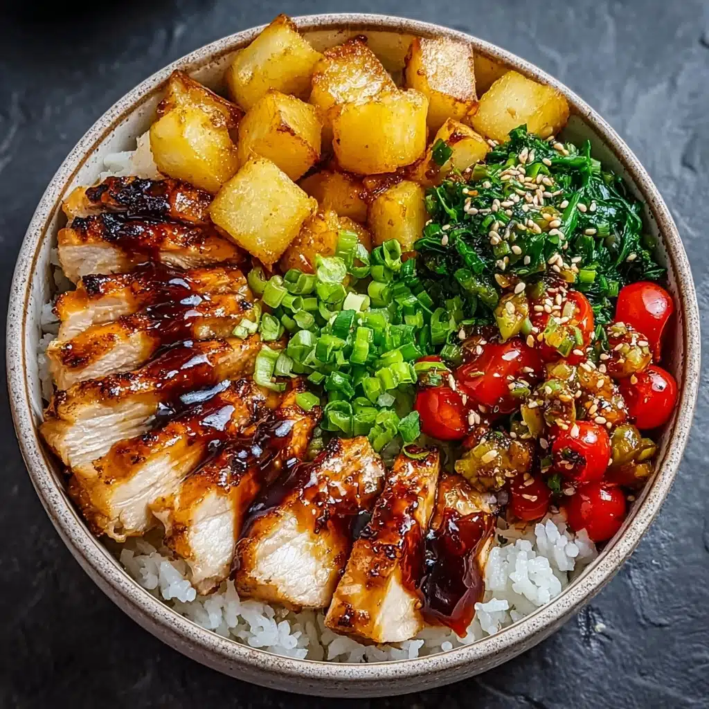 Tropical Teriyaki Chicken Rice Bowl Recipe