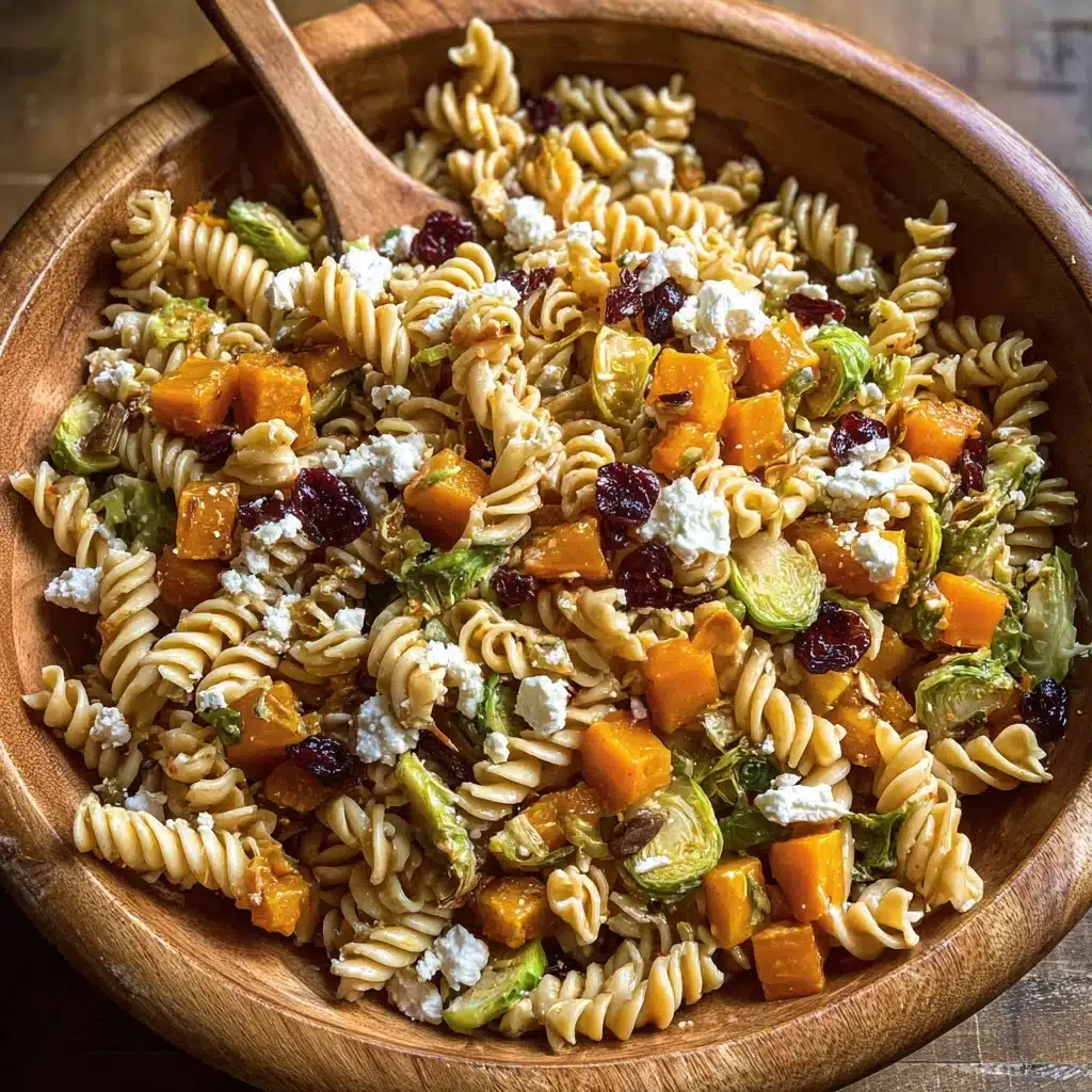 Fall Pasta Salad with Butternut Squash and Brussels Recipe - Recipe Image