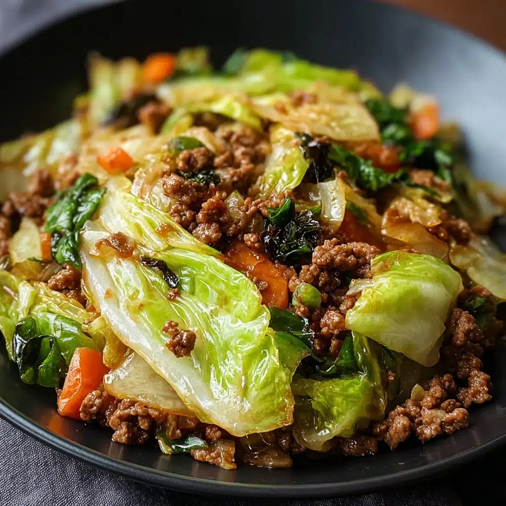 Chinese Ground Beef and Cabbage Stir Recipe - Recipe Image