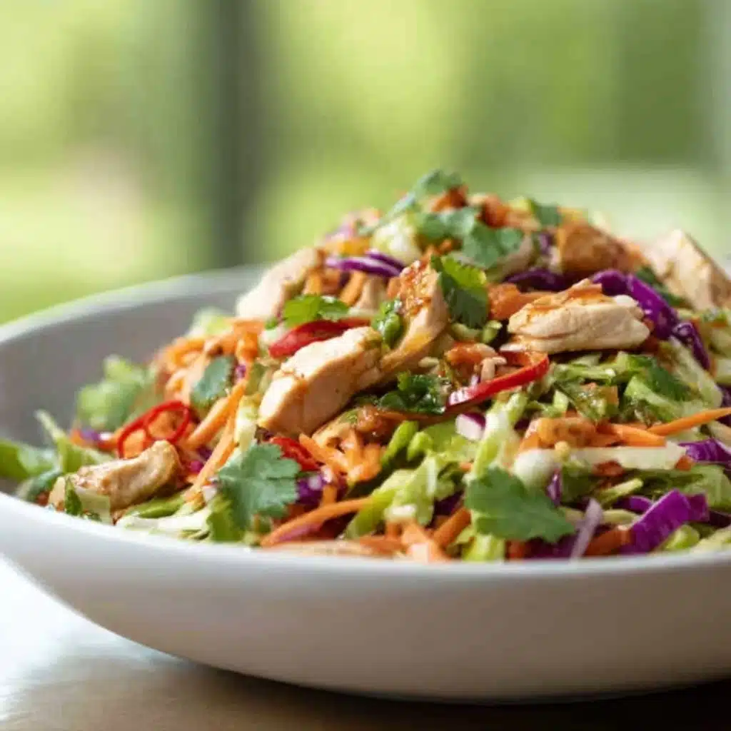Thai Peanut Chicken Salad Recipe - Recipe Image