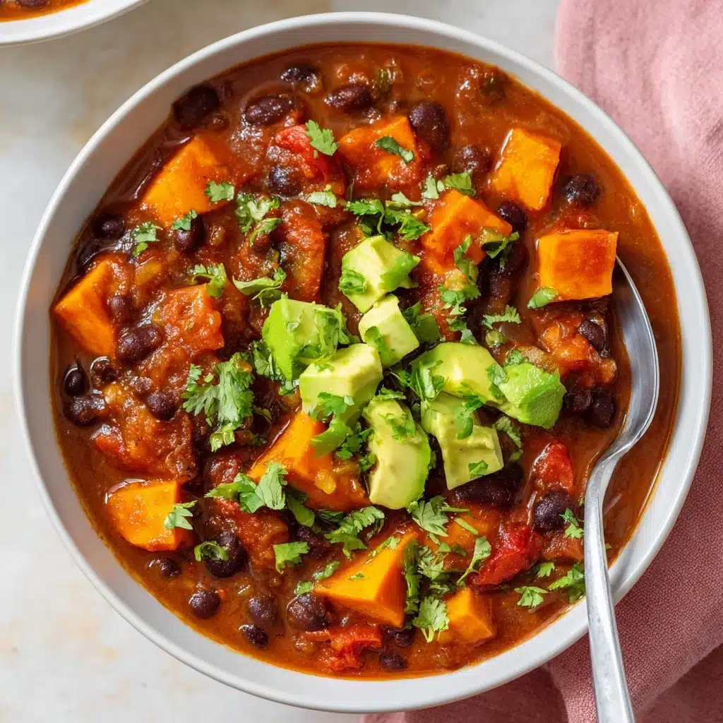Sweet Potato & Black Bean Vegetarian Chili Recipe - Recipe Image