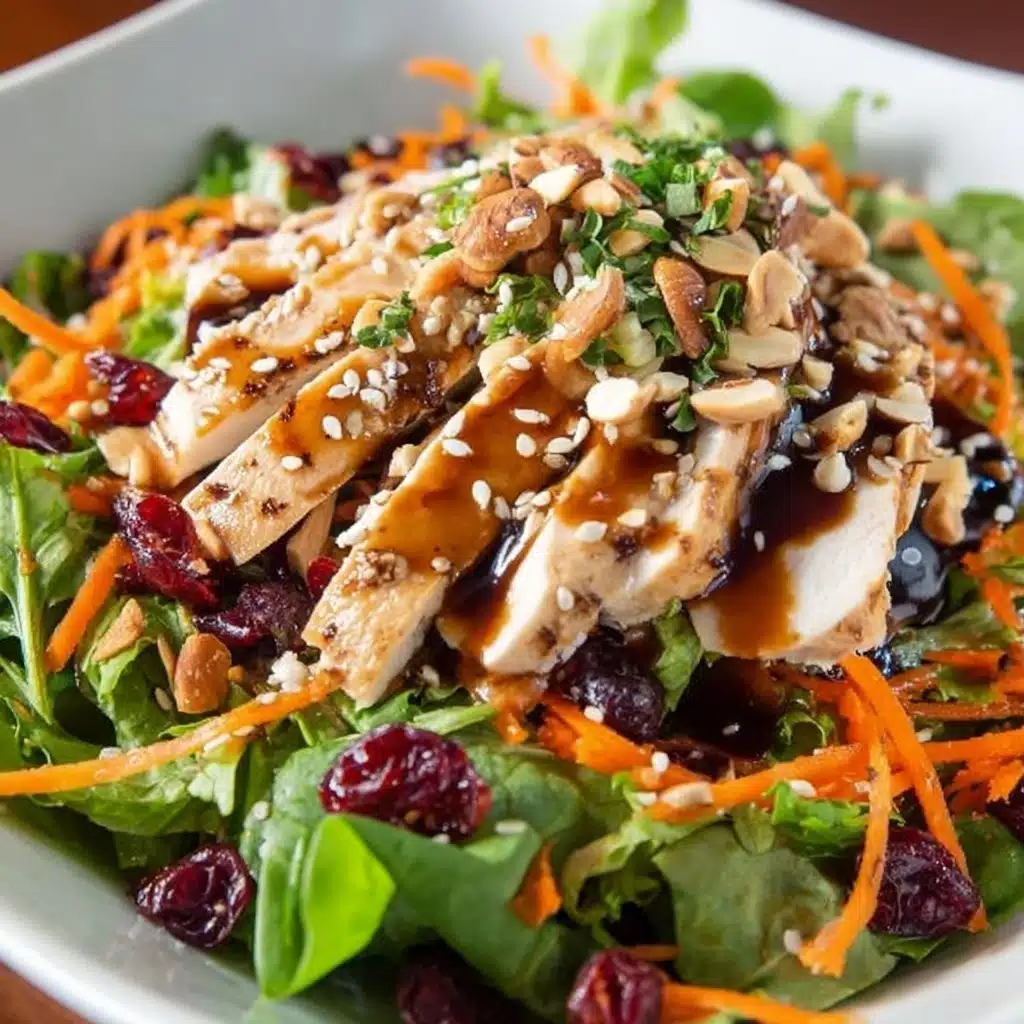 Asian Chicken Cranberry Salad Recipe - Recipe Image