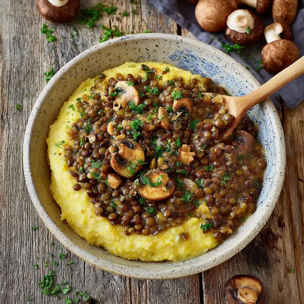 Hearty Lentil Stew on Creamy Mash Recipe - Recipe Image