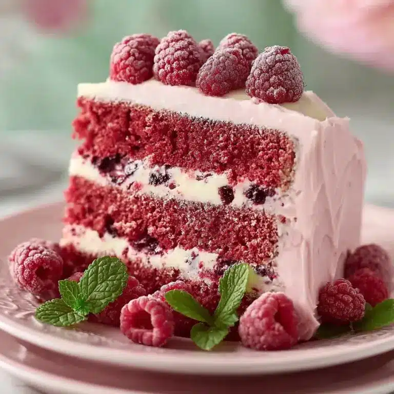 Raspberry Layer Cake Recipe