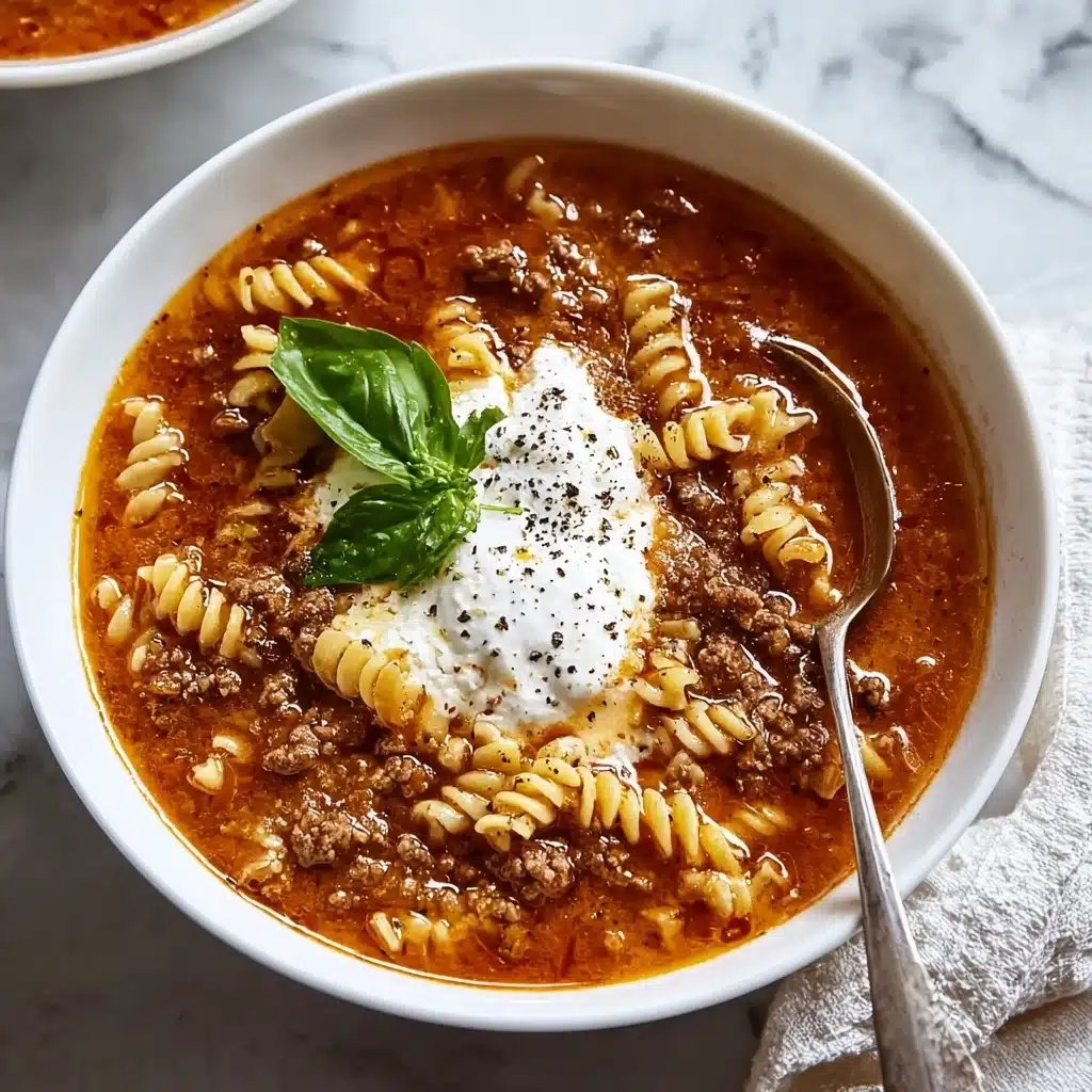 Delicious Lasagna Soup Recipe - Recipe Image