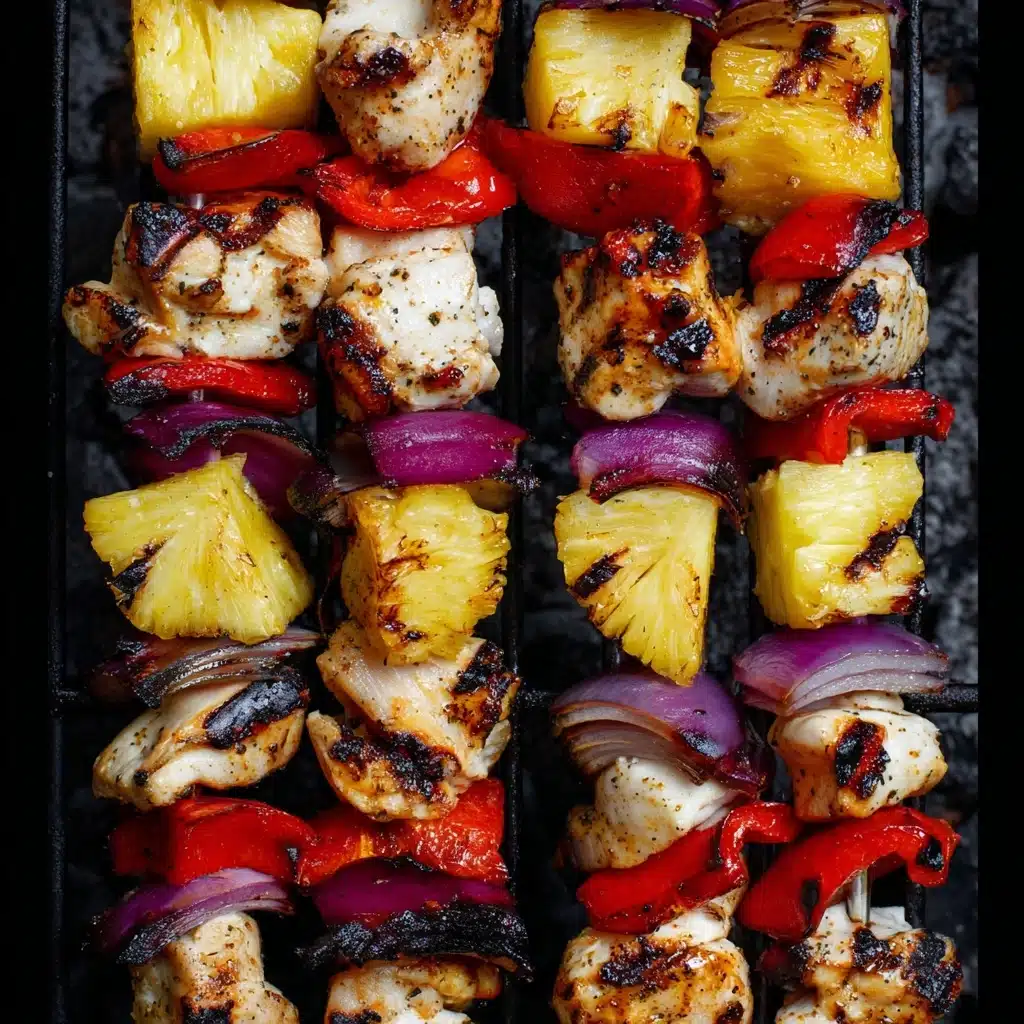 BBQ Pineapple Chicken Kabobs Recipe - Recipe Image