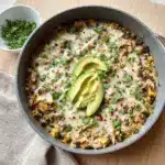 Salsa Verde Chicken & Rice Skillet Recipe