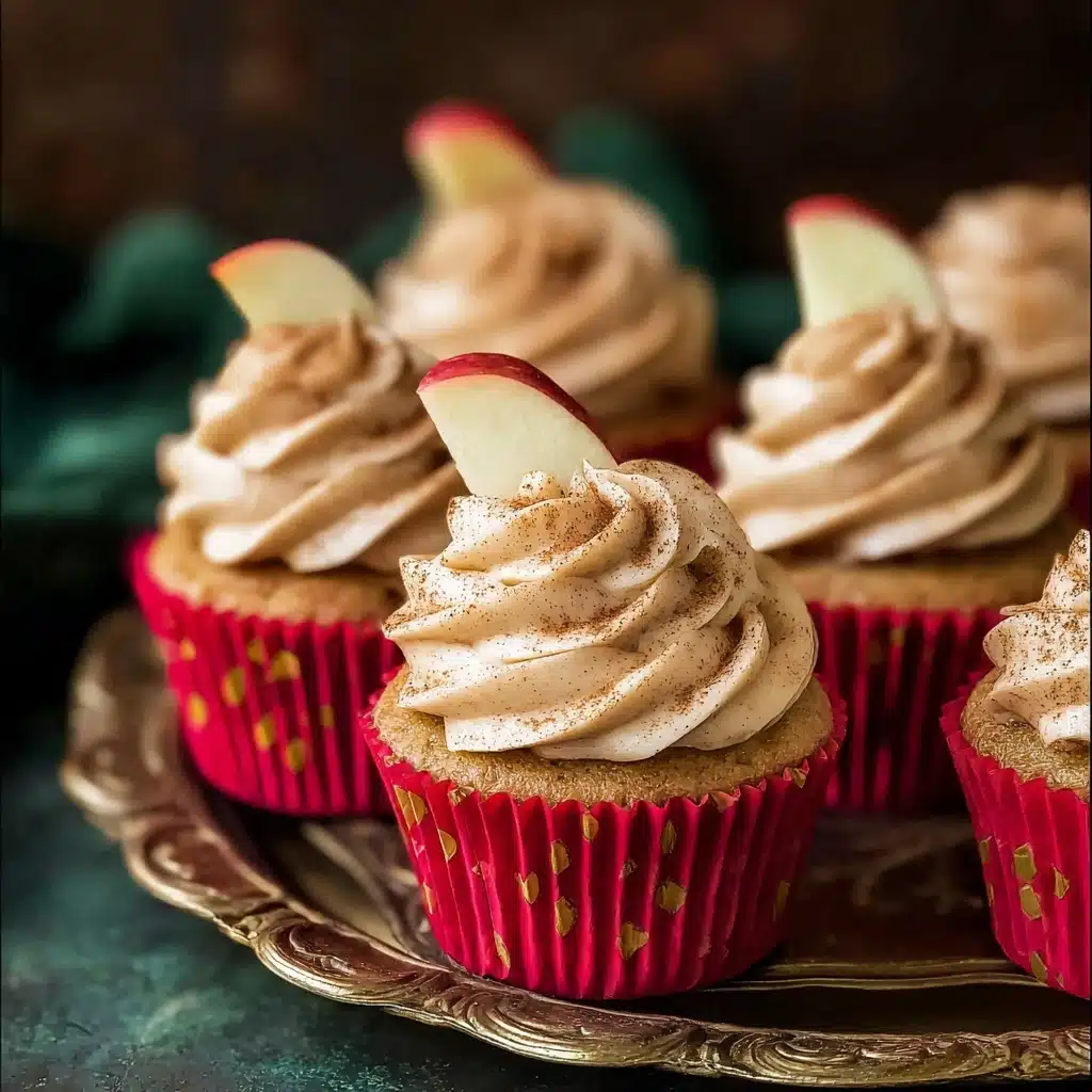 Apple Cider Cupcakes with Spiced Buttercream Frosting Recipe - Recipe Image