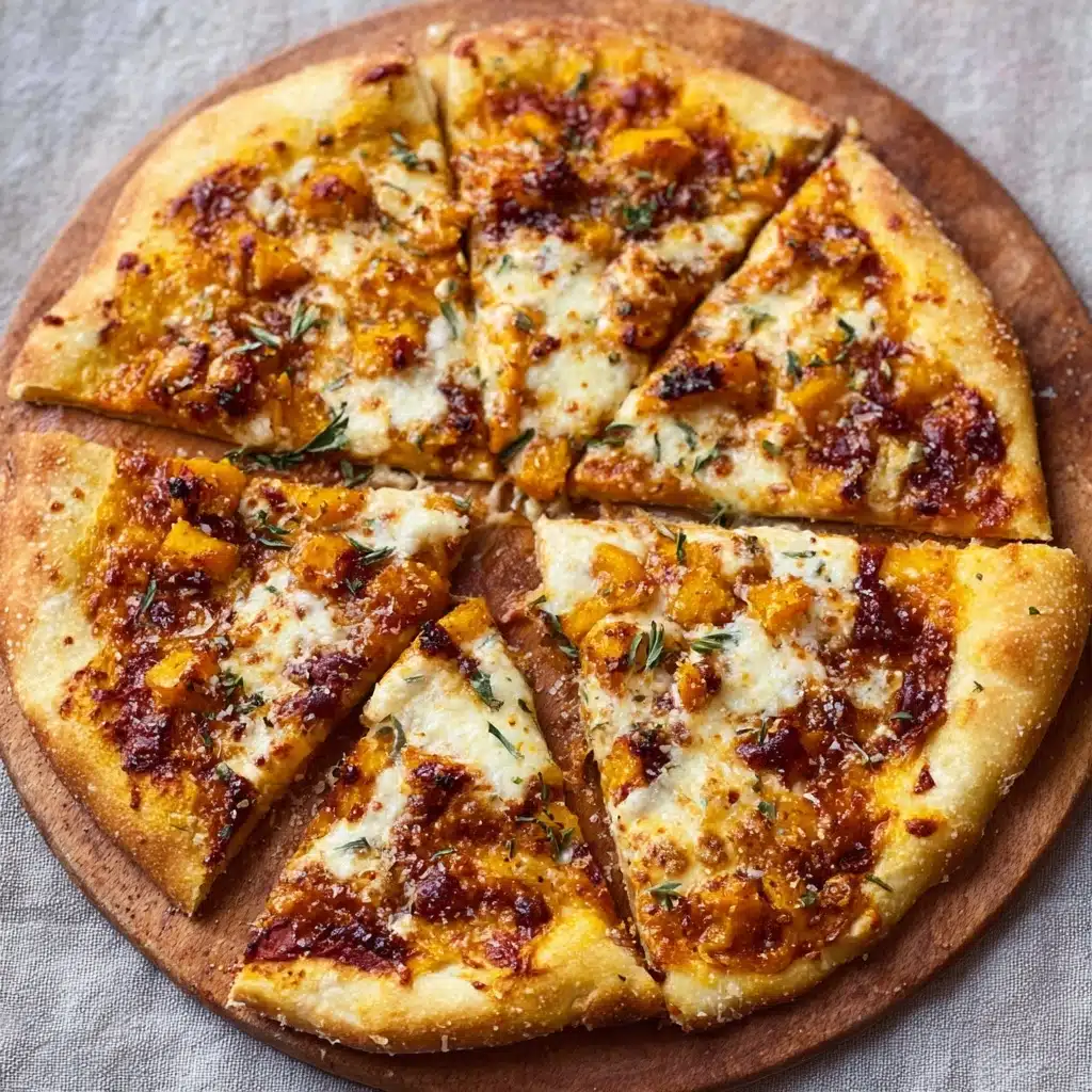 savory pumpkin pizza Recipe