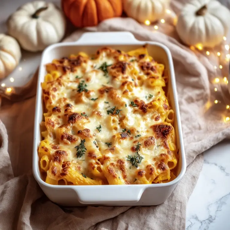 Pumpkin Pasta Bake Recipe