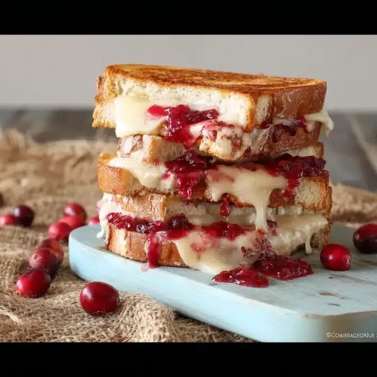 cranberry turkey grilled cheese Recipe