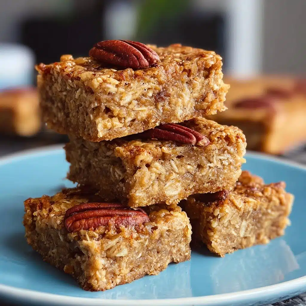 Baked Banana Oatmeal Bars Recipe