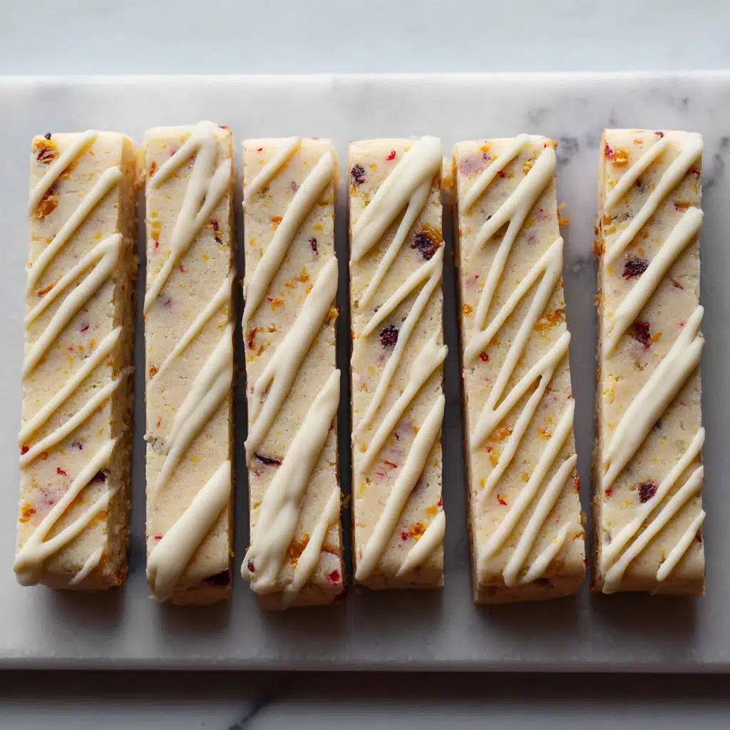Orange Cranberry Shortbread Cookies Recipe - Recipe Image