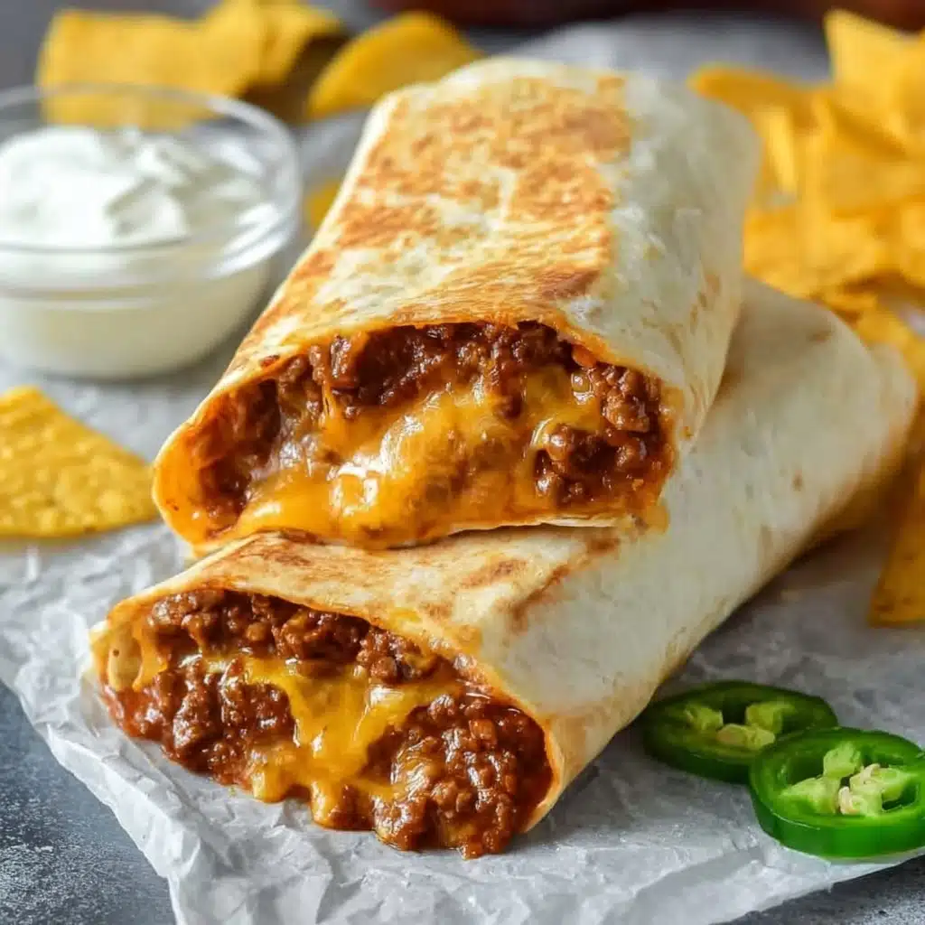 Copycat Taco Bell Chili Cheese BurritoIngredients Recipe - Recipe Image