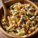 Fall Pasta Salad with Butternut Squash and Brussels Recipe