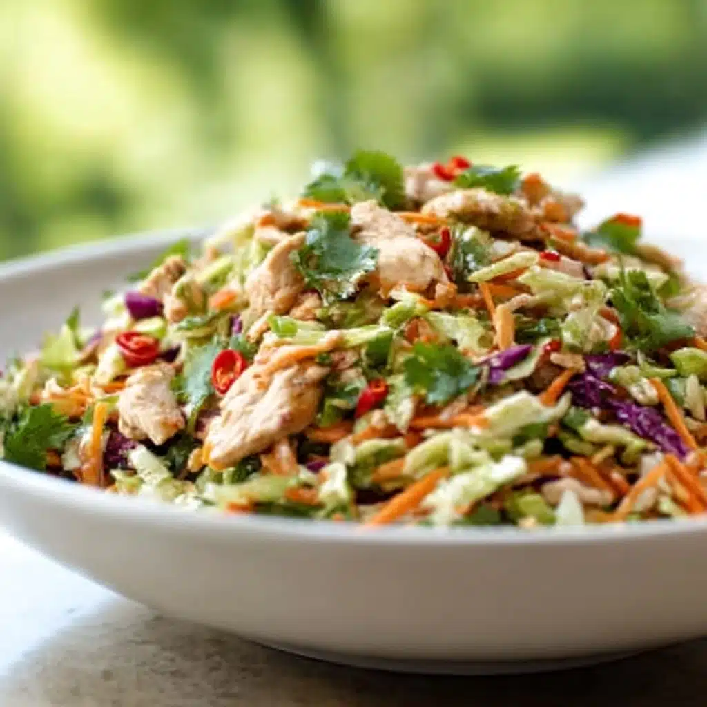 Thai Peanut Chicken Salad Recipe