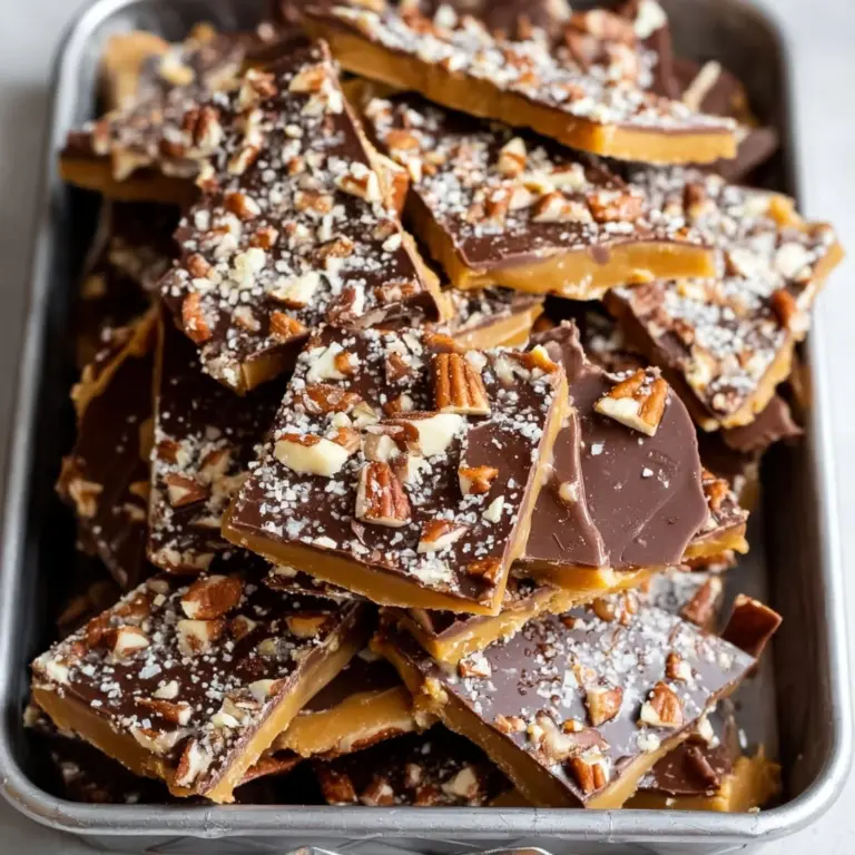 Homemade English Toffee Recipe