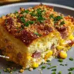 Loaded Cornbread Casserole Recipe
