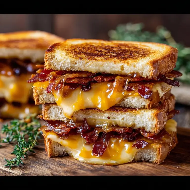 Savory Apple and Cheddar Grilled Cheese Recipe