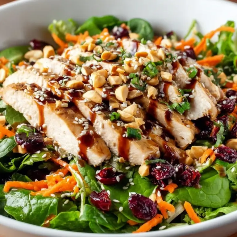 Asian Chicken Cranberry Salad Recipe