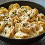 Crockpot Chicken Alfredo Tortellini Recipe