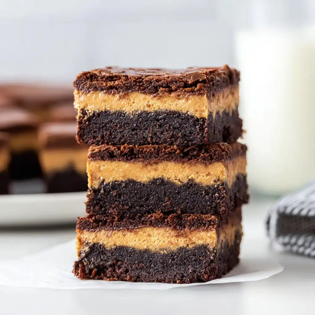 Peanut Butter Stuffed Brownies Recipe