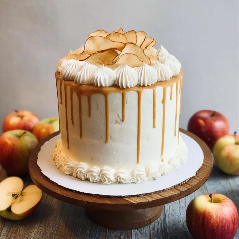 Apple Cider Cake with Salted Caramel Buttercream Recipe