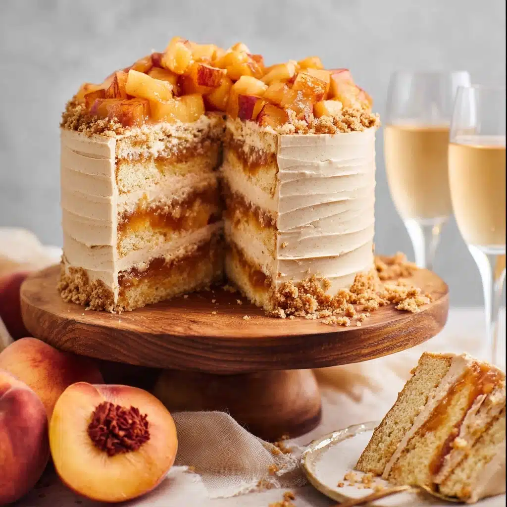 Peach Cobbler Cake Recipe