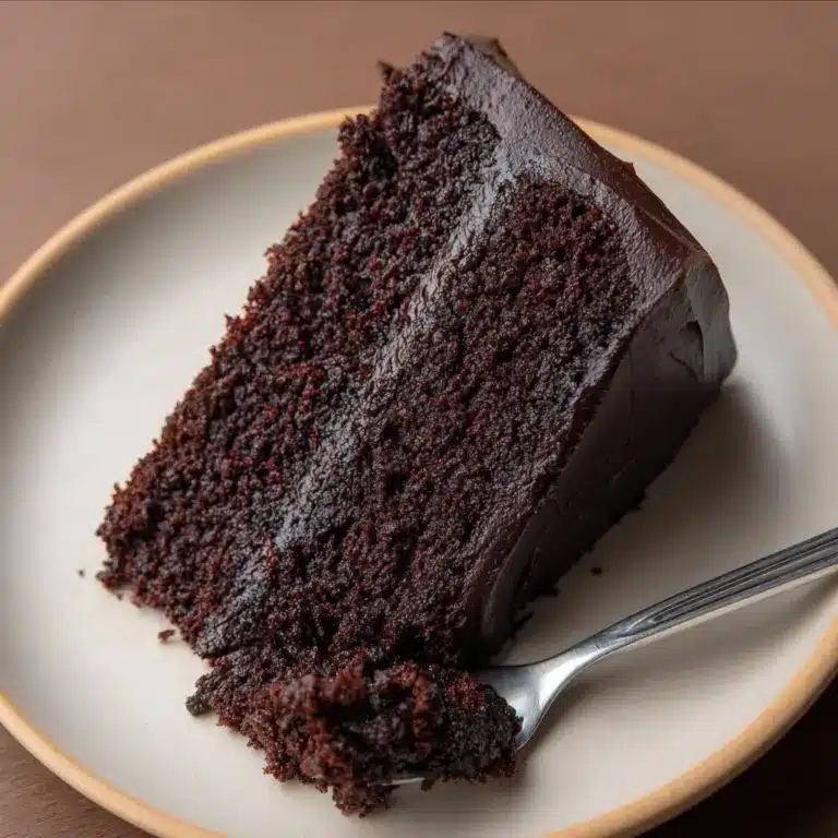 Easy Moist Chocolate Cake Recipe