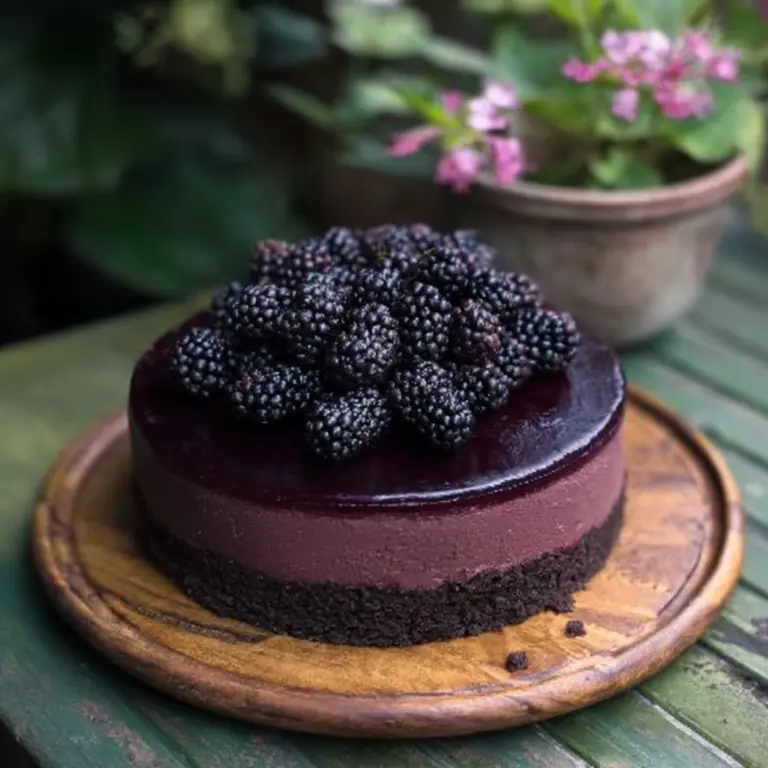 Blackberry Velvet Gothic Cake Recipe
