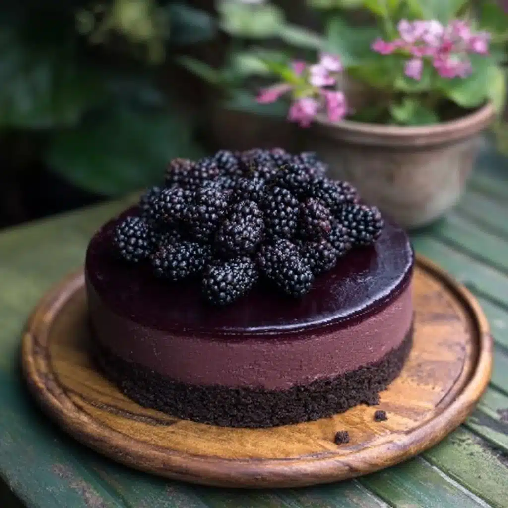 Blackberry Velvet Gothic Cake Recipe
