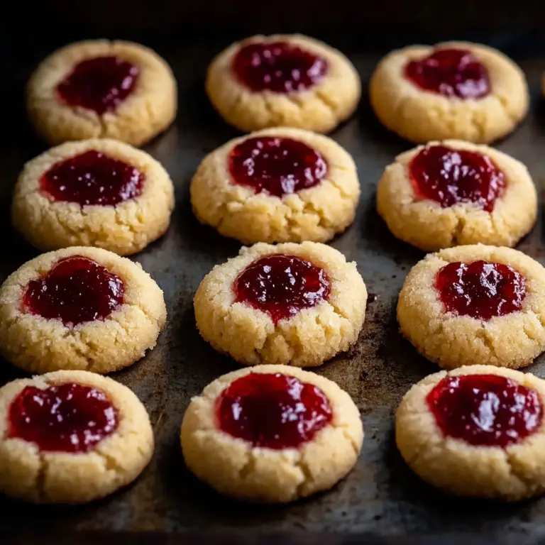 Classic Butter Thumbprint Cookies Recipe