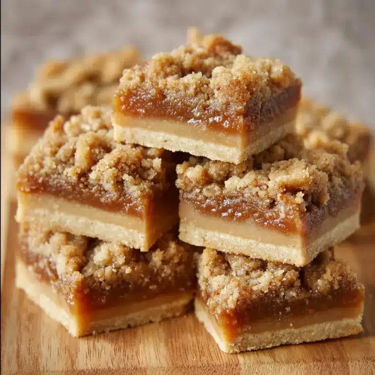 Apple Crisp Shortbread Bars Recipe