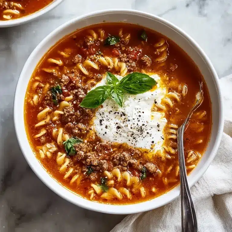 Delicious Lasagna Soup Recipe