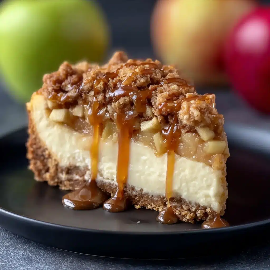 Mouthwatering Caramel Apple Crisp Cheesecake Recipe