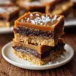 Salted Caramel Chocolate Sugar Cookie Bars Recipe