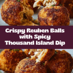 Reuben Balls with Spicy Thousand Island Dipping Sauce Recipe