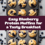 Homemade Blueberry Protein Muffins Recipe