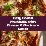 Meatballs with Cheese and Marinara Sauce Recipe