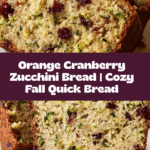 Orange Cranberry Zucchini Bread Recipe