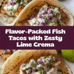 Fish Tacos Lime Crema Recipe