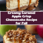 Mouthwatering Caramel Apple Crisp Cheesecake Recipe