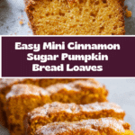 Cinnamon Sugar Pumpkin Bread Recipe