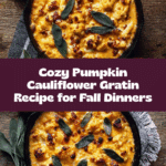 Pumpkin Cauliflower Gratin Recipe